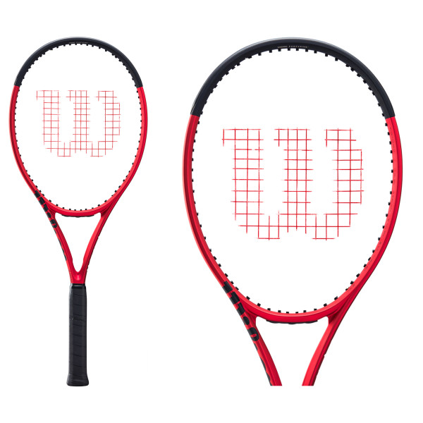 Ракетка для большого тенниса Wilson Clash 100 Pro V2.0 (Red/Black)