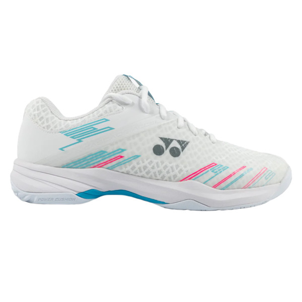 Кроссовки для бадминтона Yonex Cascade Accel Wide (White/Sky Blue)