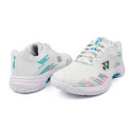 Кроссовки для бадминтона Yonex Cascade Accel Wide (White/Sky Blue)
