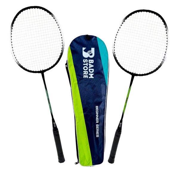 Комплект ракеток Badm-Store Beginner (Black/Green)