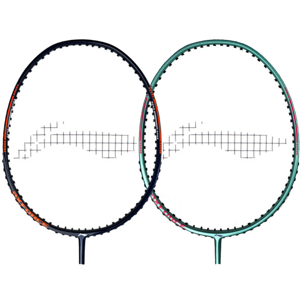 Набор ракеток для бадминтона Li-Ning AxForce 08 (Dark Purple Blue/Kingfisher Green)