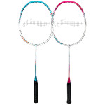 Набор ракеток для бадминтона Li-Ning AxForce 9 (Blue/Pink)