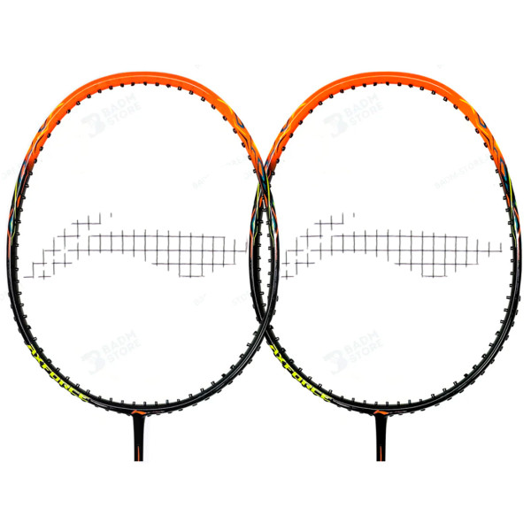 Набор ракеток для бадминтона Li-Ning AxForce 9 (Black/Orange)