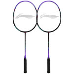 Набор ракеток для бадминтона Li-Ning AxForce 9 (Black/Purple)