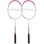 Набор ракеток для бадминтона Li-Ning AxForce 9 (White/Pink) Набор ракеток для бадминтона Li-Ning AxForce 9 (White/Pink)