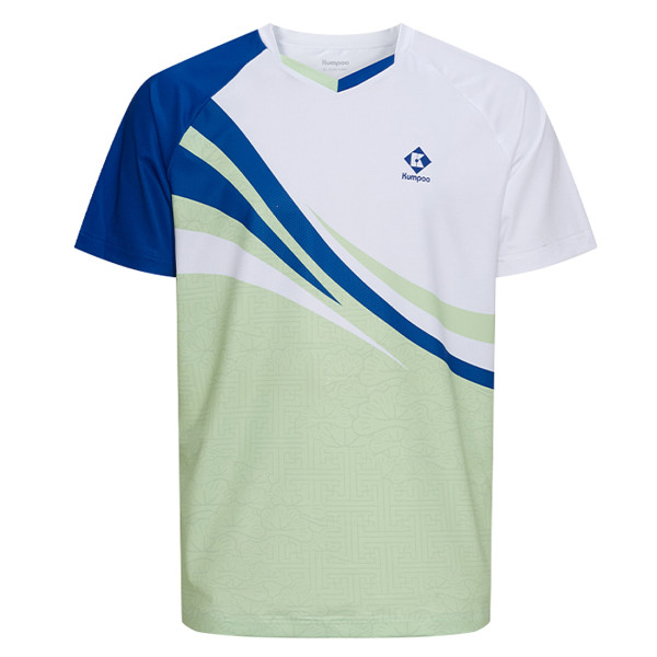 Футболка мужская Kumpoo KW-3106 (White/Green) 