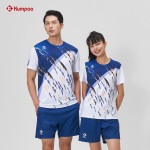 Футболка мужская Kumpoo KW-4011 (White/Blue)  Футболка мужская Kumpoo KW-4011 (White/Blue)