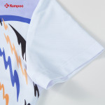 Футболка мужская Kumpoo KW-4011 (White/Purple) 