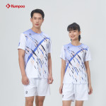 Футболка мужская Kumpoo KW-4011 (White/Purple) 