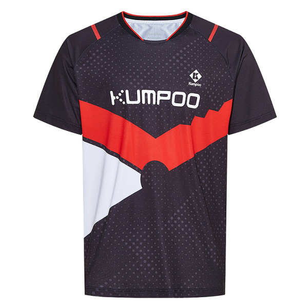 Футболка мужская Kumpoo KW-4113 (Black/Red)
