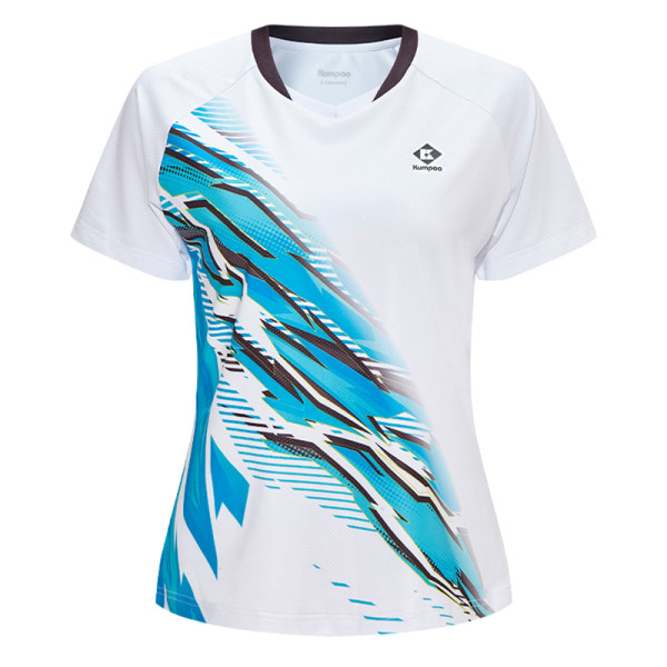 Футболка женская Kumpoo KW-4217 (White/Blue) 