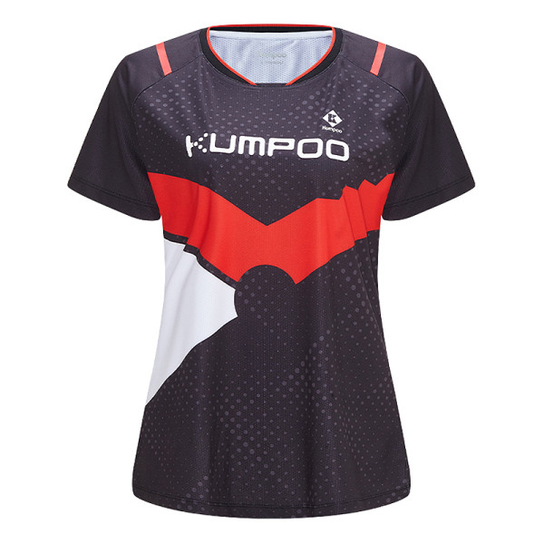 Футболка женская Kumpoo KW-4213 (Black/Red)