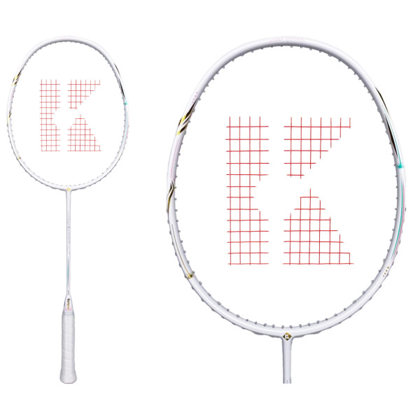 Ракетка для бадминтона Kumpoo Veluriyam (White/Golden) 