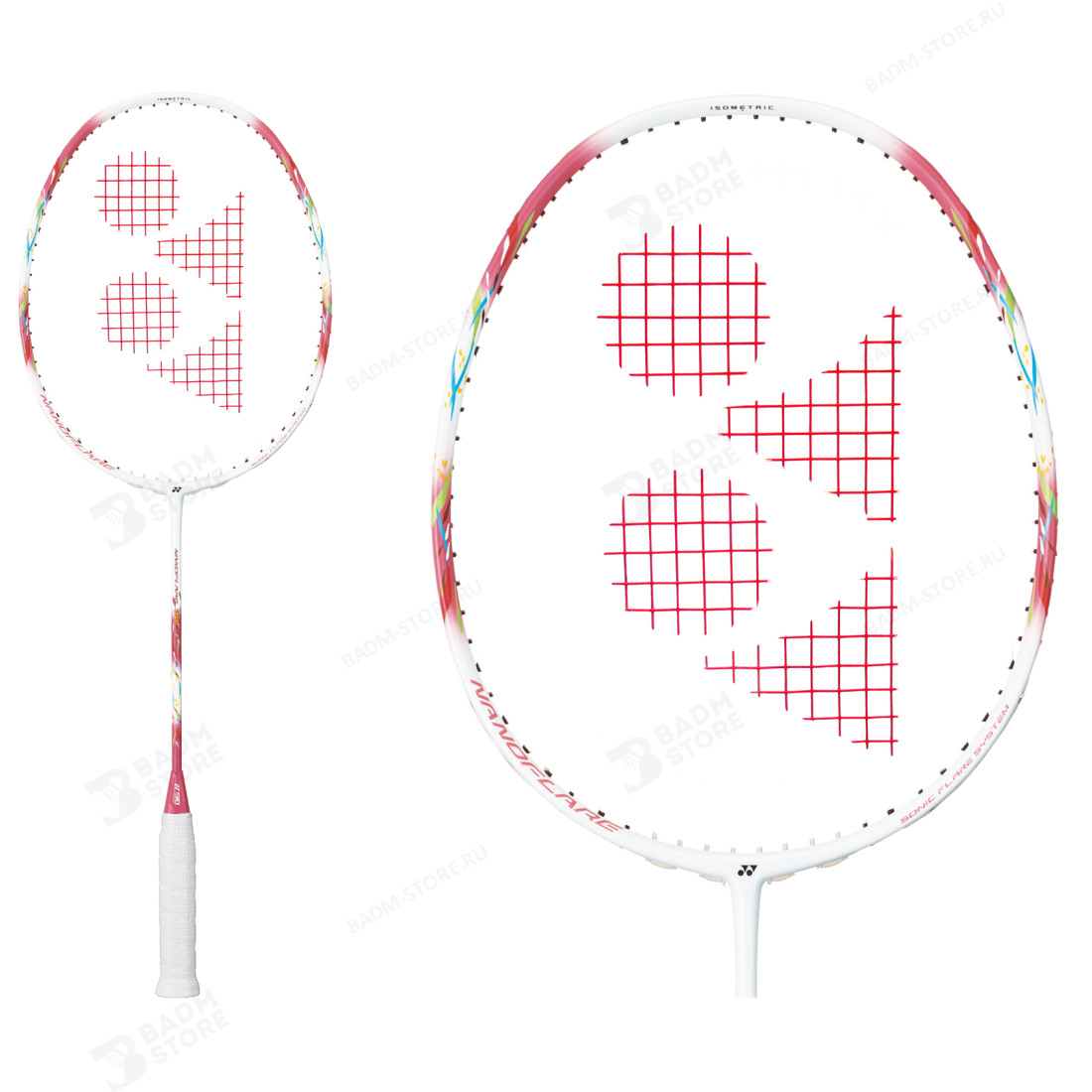 Ракетка для бадминтона Yonex Nanoflare 70 (Coral Pink) − купить