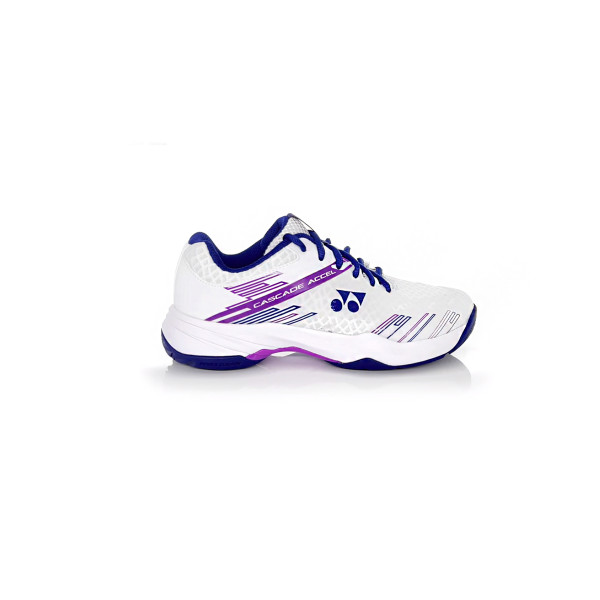 Кроссовки для бадминтона Yonex Cascade Accel Wide (White/Purple)