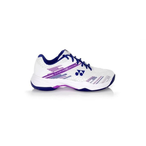Кроссовки для бадминтона Yonex Cascade Accel Wide (White/Purple)