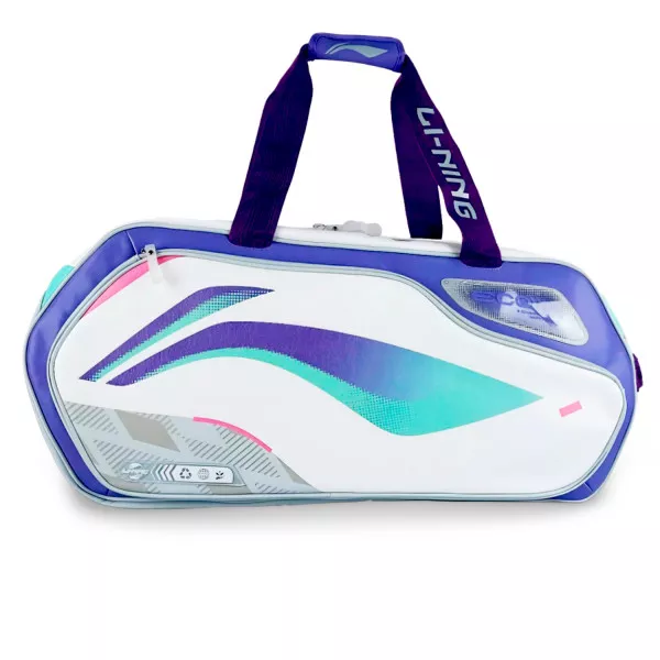 Сумка для ракеток Li-Ning ABJU013 (White/Purple) 