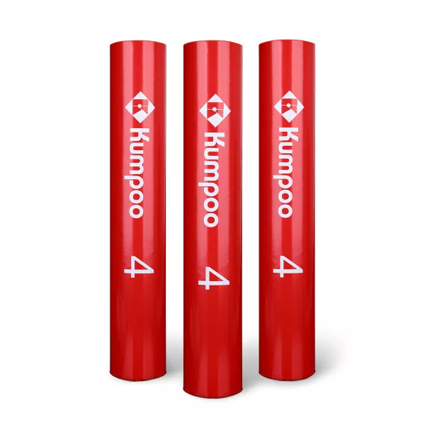 Воланы для бадминтона перьевые Kumpoo Red 4 