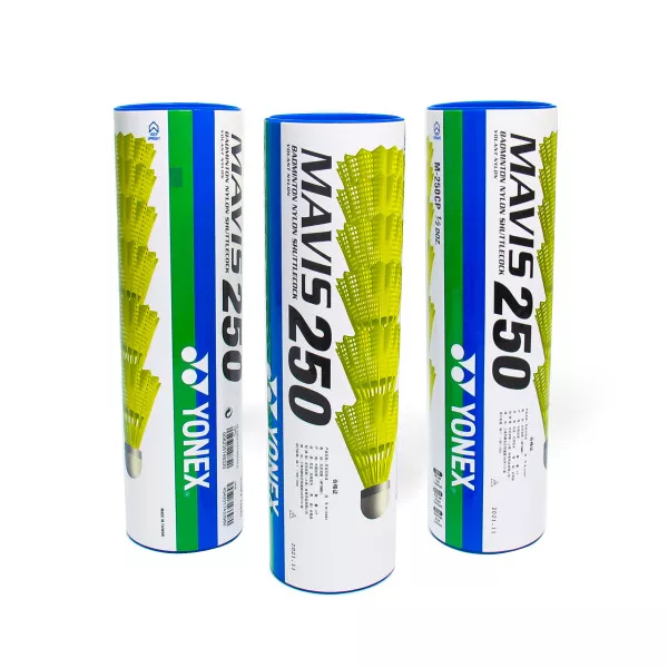 Воланы для бадминтона пластиковые Yonex Mavis 250 - 6шт. (Middle)