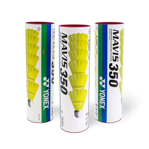 Воланы для бадминтона пластиковые Yonex Mavis 350 - 6шт. (Fast) 